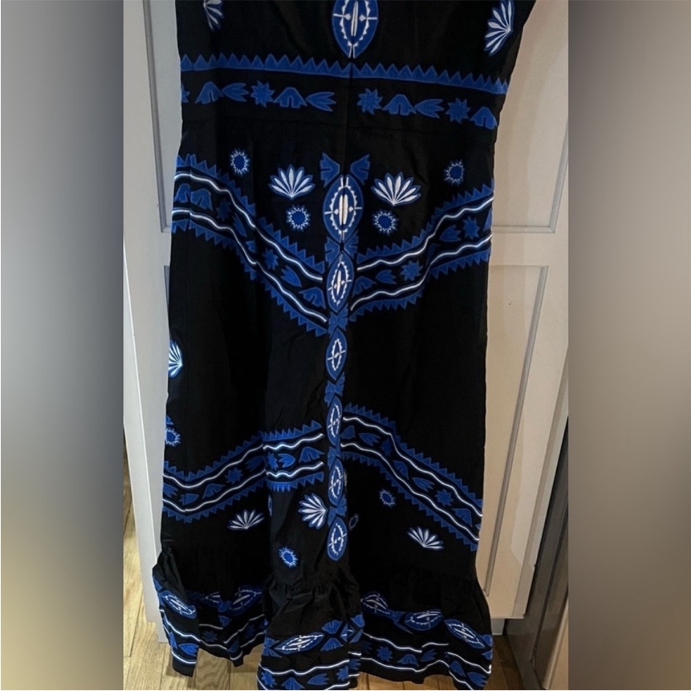 Johnny was by jade blue embroidered stephy midi dress - new with tags sz 2 - Picture 8 of 10